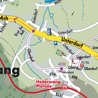 Stadtplan Heiterwang
