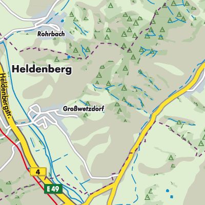 Übersichtsplan Heldenberg