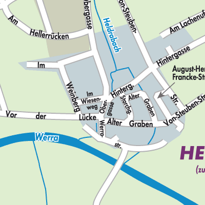 Stadtplan Heldra