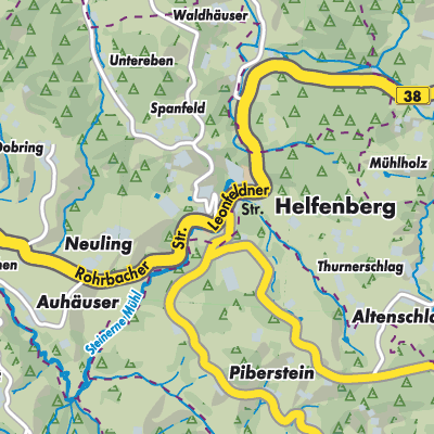 Übersichtsplan Helfenberg