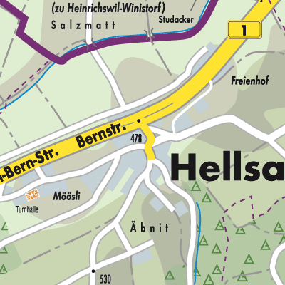 Stadtplan Hellsau