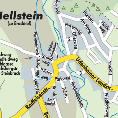 Stadtplan Hellstein