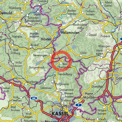 Landkarte Helmarshausen