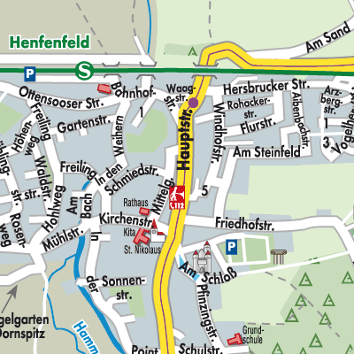 Stadtplan Henfenfeld (VGem)