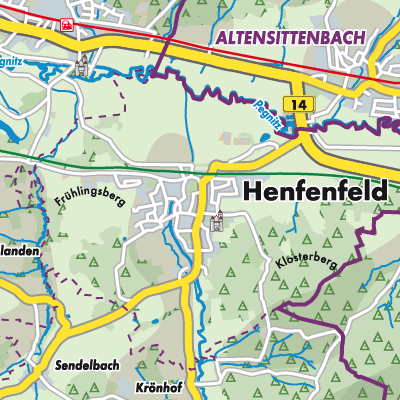 Übersichtsplan Henfenfeld (VGem)