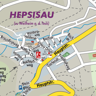 Stadtplan Hepsisau