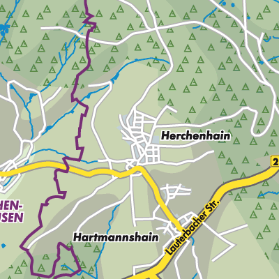 Übersichtsplan Herchenhain