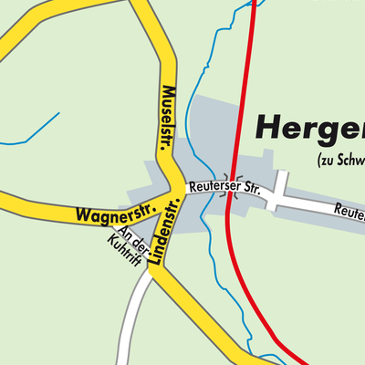 Stadtplan Hergersdorf