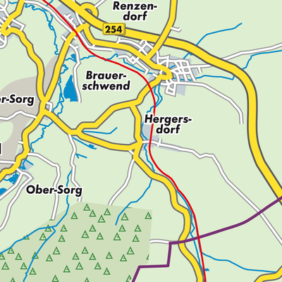 Übersichtsplan Hergersdorf