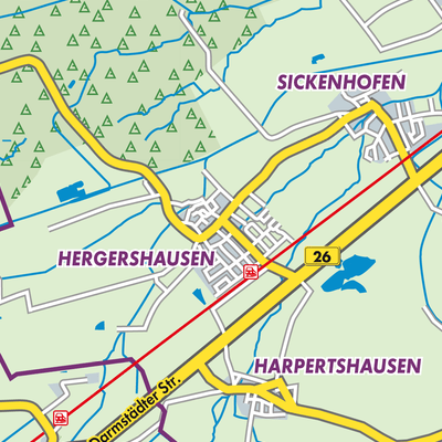 Übersichtsplan Hergershausen