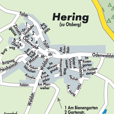 Stadtplan Hering