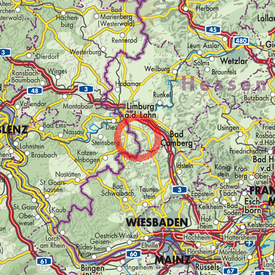 Landkarte Heringen
