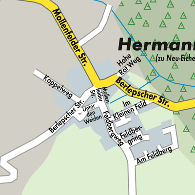Stadtplan Hermannrode