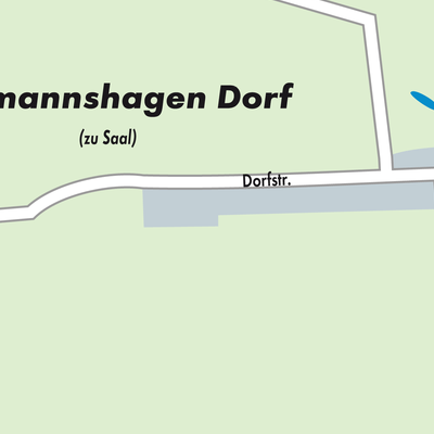 Stadtplan Hermannshagen-Dorf