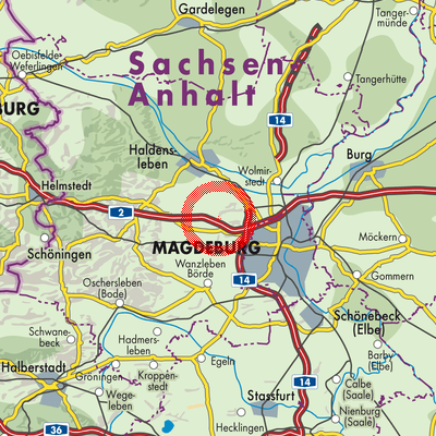 Landkarte Hermsdorf