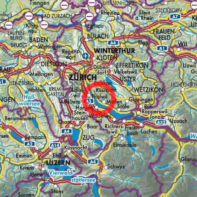 Landkarte Herrliberg