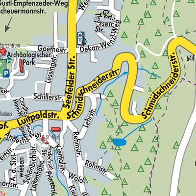 Stadtplan Herrsching am Ammersee