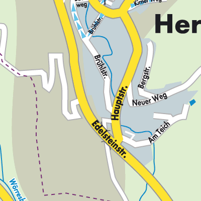 Stadtplan Herrstein-Rhaunen