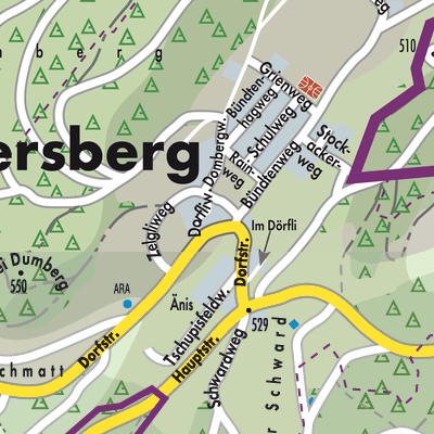 Stadtplan Hersberg