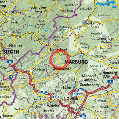 Landkarte Herzhausen