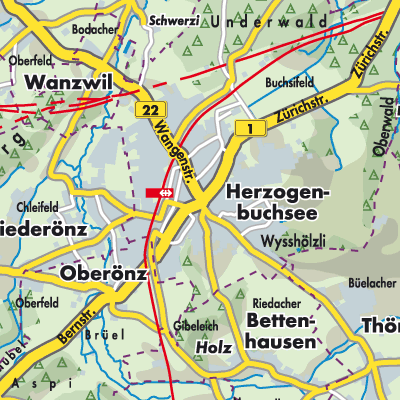 Übersichtsplan Herzogenbuchsee