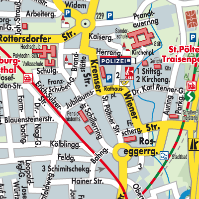 Stadtplan Herzogenburg