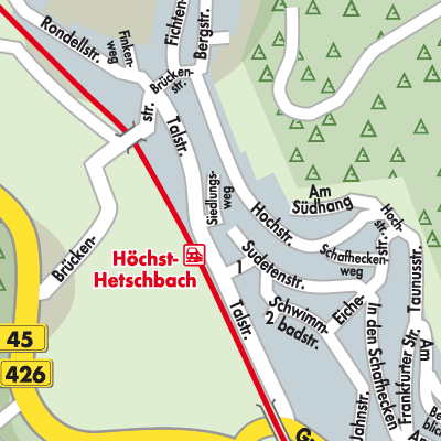 Stadtplan Hetschbach