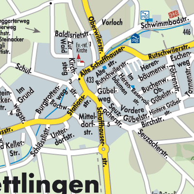 Stadtplan Hettlingen