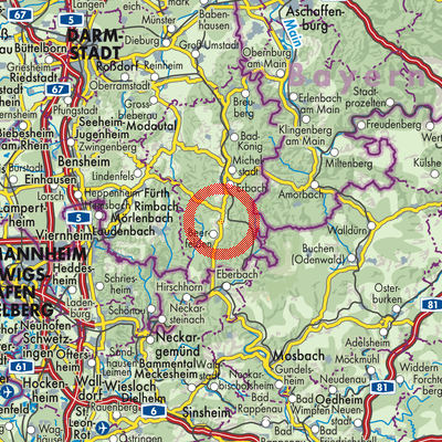Landkarte Hetzbach