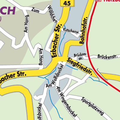 Stadtplan Hetzbach