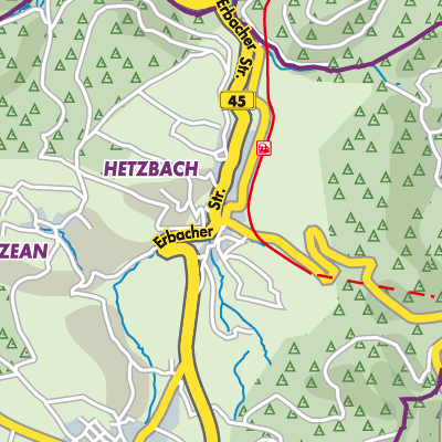 Übersichtsplan Hetzbach