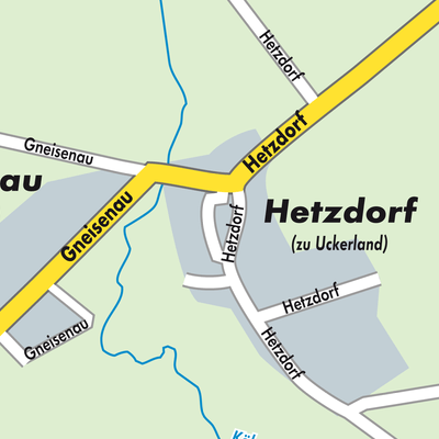 Stadtplan Hetzdorf