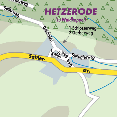 Stadtplan Hetzerode