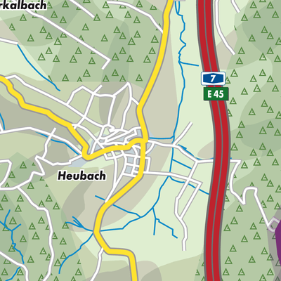 Übersichtsplan Heubach