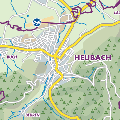 Übersichtsplan Heubach