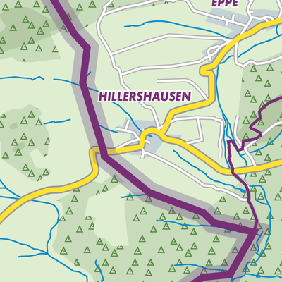 Übersichtsplan Hillershausen