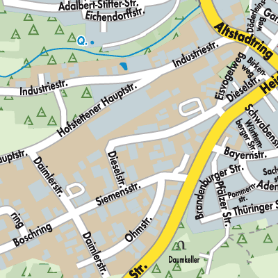 Stadtplan Hilpoltstein