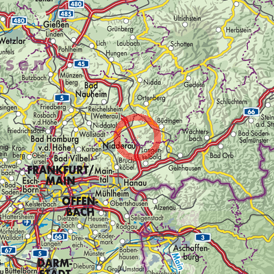 Landkarte Himbach