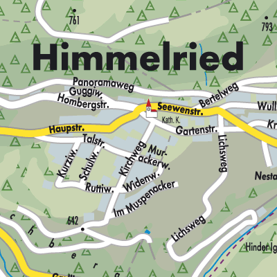 Stadtplan Himmelried