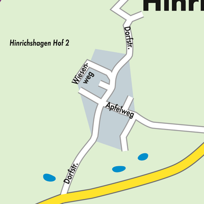 Stadtplan Hinrichshagen