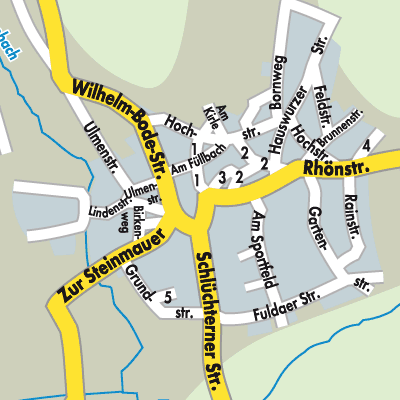 Stadtplan Hintersteinau