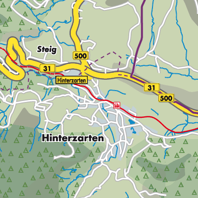 Übersichtsplan Hinterzarten