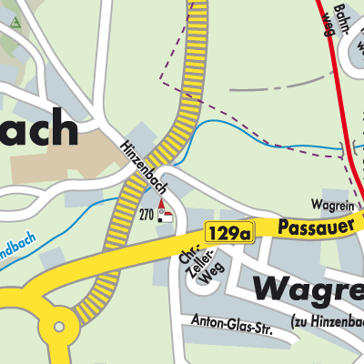 Stadtplan Hinzenbach