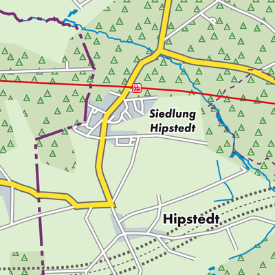 Übersichtsplan Hipstedt