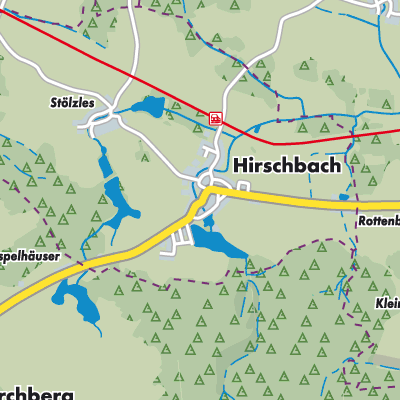 Übersichtsplan Hirschbach