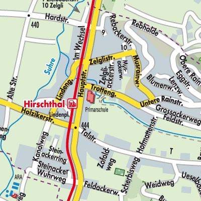 Stadtplan Hirschthal