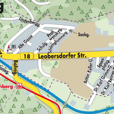 Stadtplan Hirtenberg