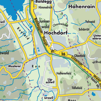 Übersichtsplan Hochdorf