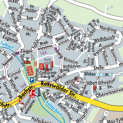 Stadtplan Hochdorf