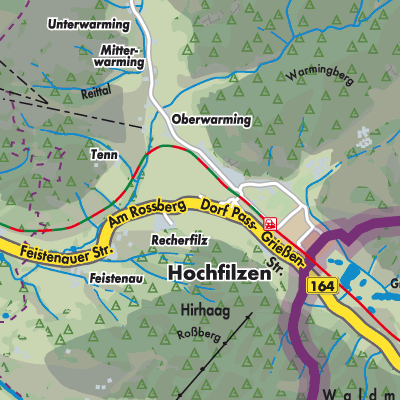 Übersichtsplan Hochfilzen